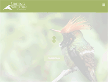 Tablet Screenshot of birdingnorthperu.com